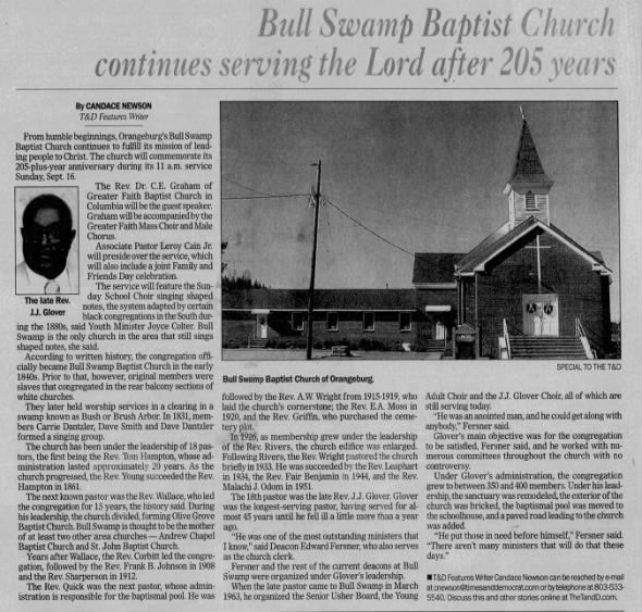 Bull Swamp Baptist Church